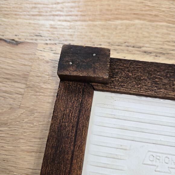 Vintage Handmade Folk Art Tile Wood  Decorative Trivet Orion Mexico Neutral - Picture 8 of 8